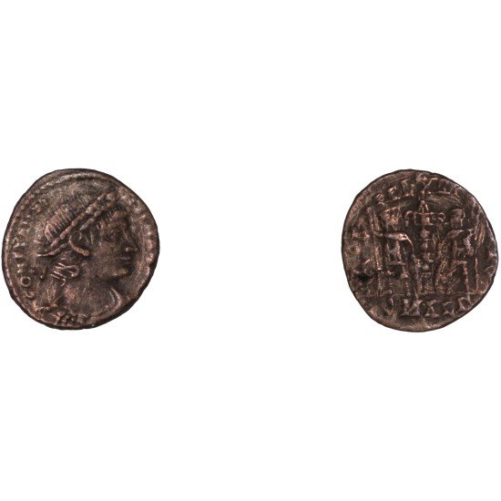 Moneda Imperio Romano Centenional Constantino II 337-340 d.C.