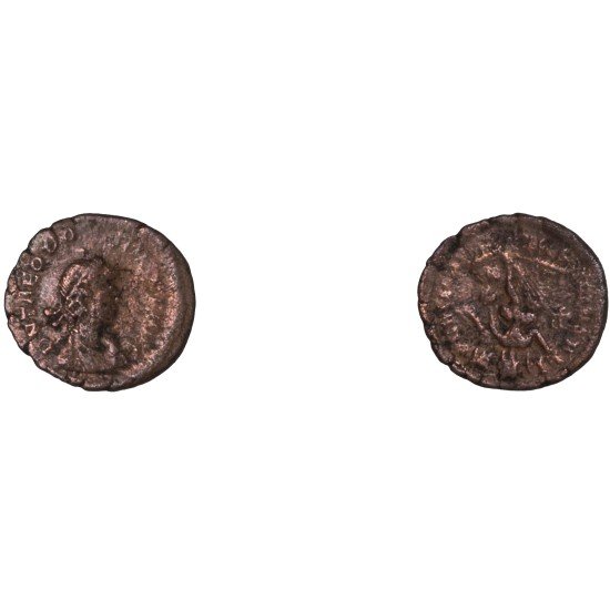 Moneda Imperio Romano Nummus Teodosio I 388-395 d.C. Moneda Imperio Romano Nummus Teodosio I 388-395 d.C.