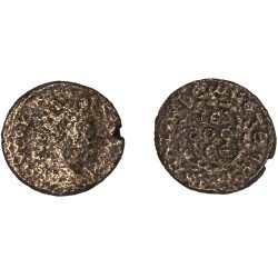 Moneda Imperio Romano Assarion Cómodo 180-181 d.C.