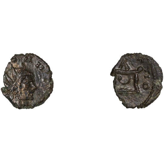 Moneda Imperio Romano Antoniniano Divo Claudio II 270 d.C.