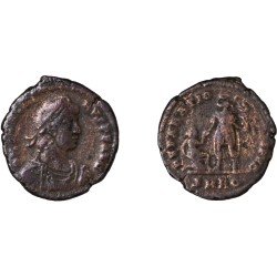 Moneda Imperio Romano Maiorina Graciano 379-383 d.C.