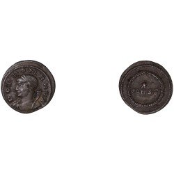 Moneda Imperio Romano ½ centenional Constantino I 330 d.C.