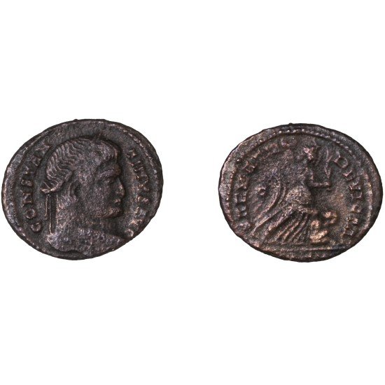 Moneda Imperio Romano  Centenional Constantino I 323-324 d.C.