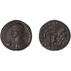 Moneda Imperio Romano  ½ maiorina Constancio II 348-349 d.C.