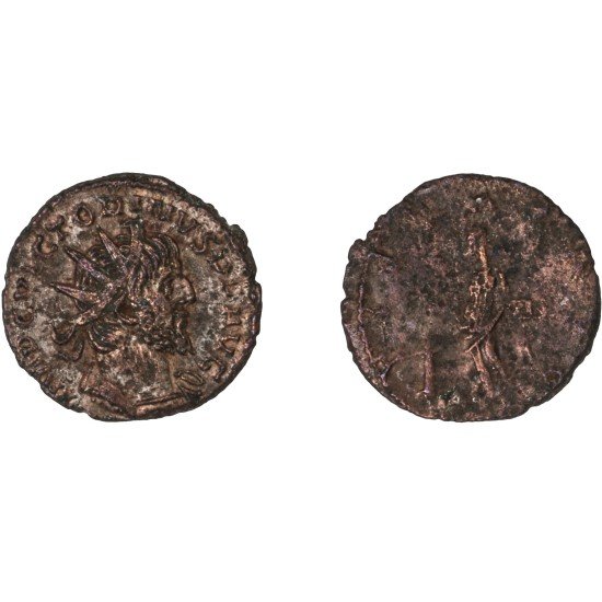 Moneda Imperio Romano Antoniniano Victorino 270 d.C.