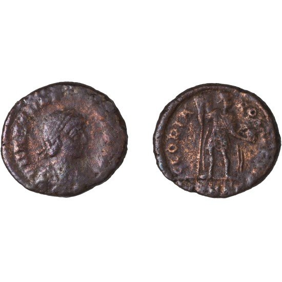 Moneda Imperio Romano Decargiro Arcadio 393-395 d.C.