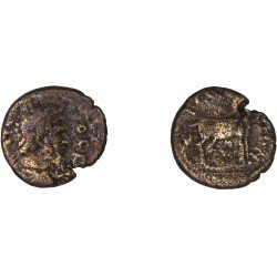 Moneda Imperio Romano Assarion Lucio Vero 161-165 d.C.