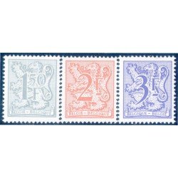 Bélgica 1897/99 1978 Serie León heráldico MNH
