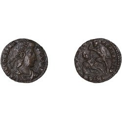 Moneda Imperio Romano Maiorina Constancio II 356-358 d.C.