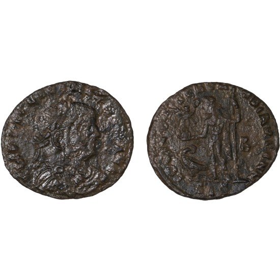Moneda Imperio Romano Follis Licinio I 313 d.C.