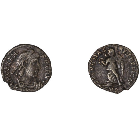 Moneda Imperio Romano Centenional Valente 367-375 d.C.