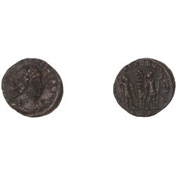 Moneda Imperio Romano Centenional Constancio II 336-337 d.C.