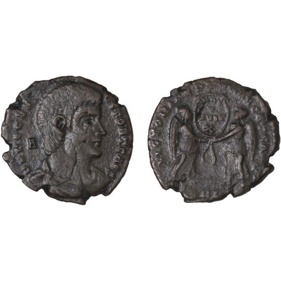 Moneda Imperio Romano Maiorina Decencio 351-352 d.C.
