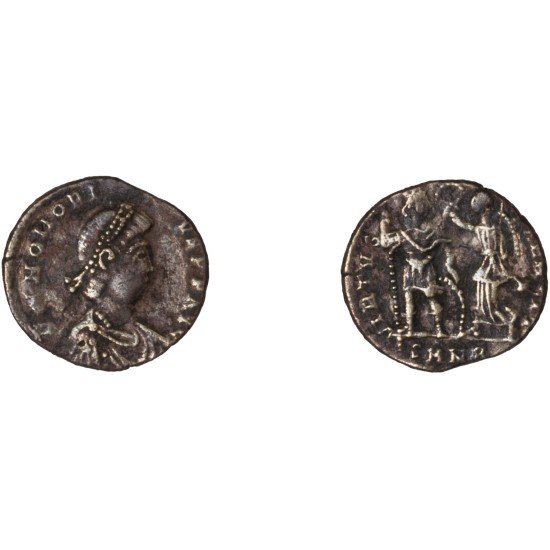 Moneda Imperio Romano Centenional Honorio 395-402 d.C.