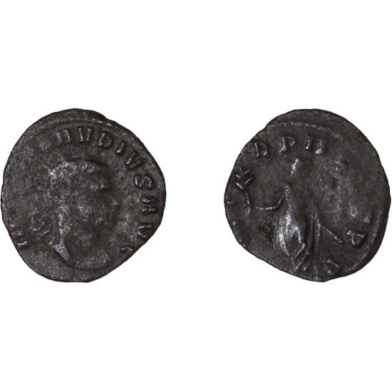 Moneda Imperio Romano Antoniniano Claudio II 268-269 d.C.