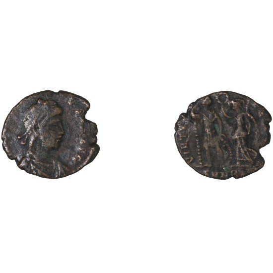 Moneda Imperio Romano Centenional Honorio 395-402 d.C.