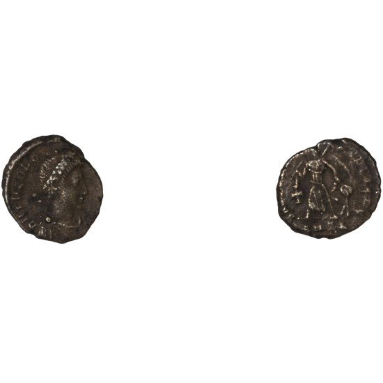 Moneda Imperio Romano Nummus Teodosio I 388-395 d.C.