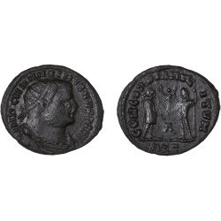 Moneda Imperio Romano Radiado Maximiano 296-297 d.C.