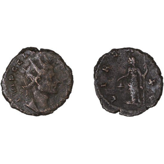 Moneda Imperio Romano Antoniniano Claudio II 269-270 d.C.