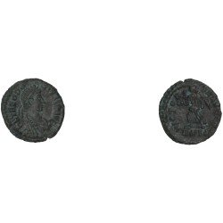 Moneda Imperio Romano ¼ de maiorina Teodosio I 384-387 d.C.