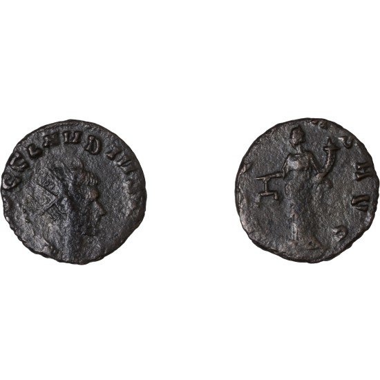 Moneda Imperio Romano Antoniniano Claudio II  268-269 d.C.