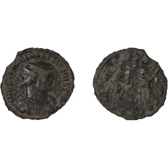 Moneda Imperio Romano Antoniniano Diocleciano 286-288 d.C.
