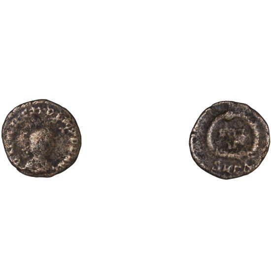 Moneda Imperio Romano ¼ de maiorina de Arcadio Arcadio 383-384 d.C.