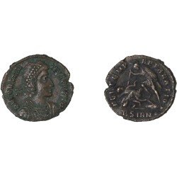 Moneda Imperio Romano Maiorina Constancio II 353-356 d.C.