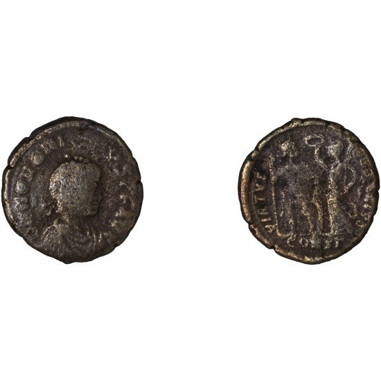Moneda Imperio Romano Centenional Honorio 395-402 d.C.