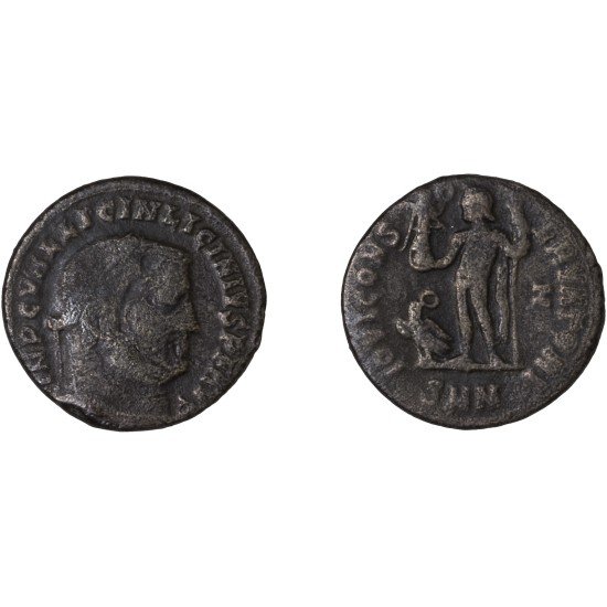 Moneda Imperio Romano Follis Licinio I 313-317 d.C.