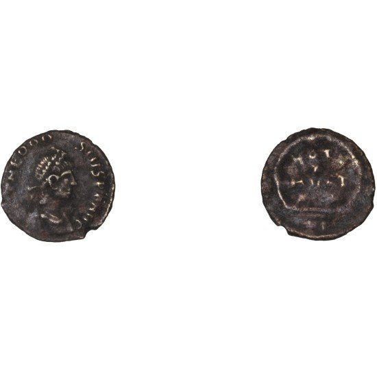 Moneda Imperio Romano ¼ de maiorina Teodosio I 379-384 d.C.