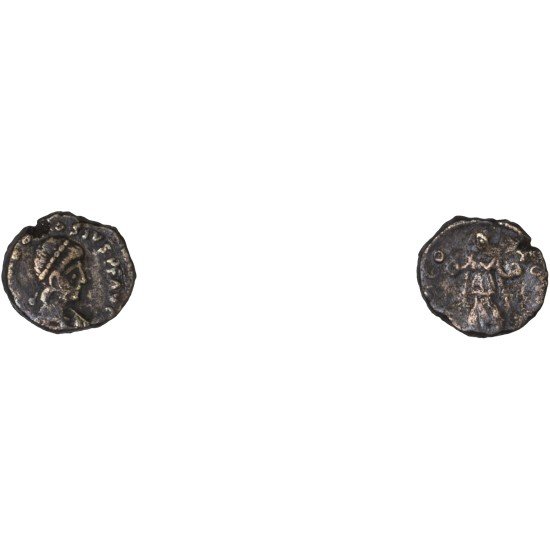Moneda Imperio Romano Nummus Teodosio 425-435 d.C.