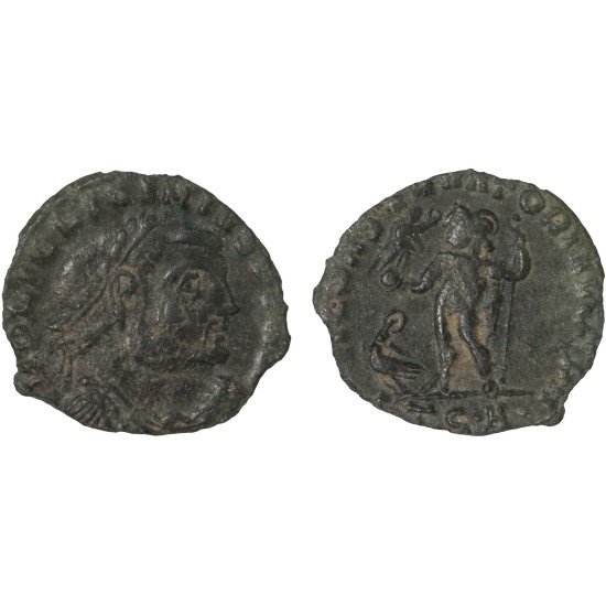 Moneda Imperio Romano Follis Licinio 312-313 d.C.