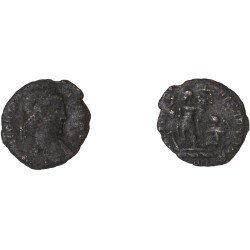 Moneda Imperio Romano ¼ de maiorina Constante 348-349 d.C.