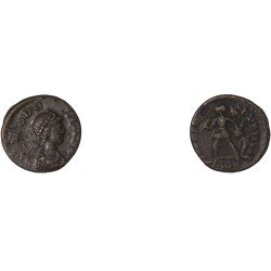 Moneda Imperio Romano Nummus Teodosio II 388-392 d.C.