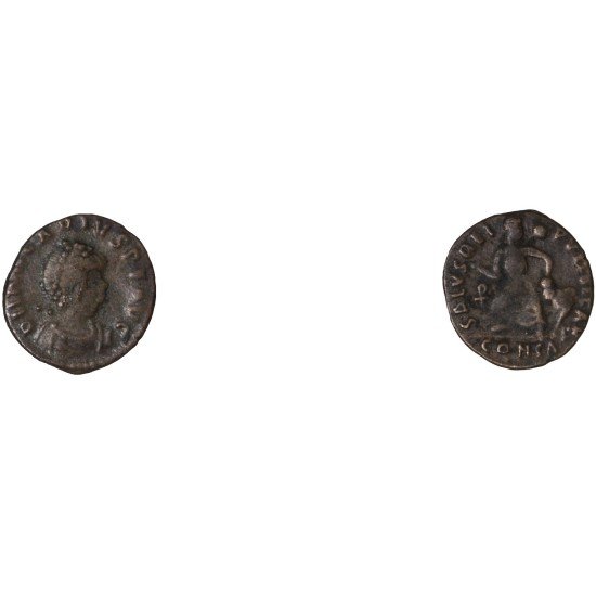 Moneda Imperio Romano Nummus Arcadio 388-392 d.C.