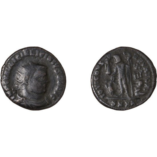 Moneda Imperio Romano Follis Licinio I 318-324 d.C.