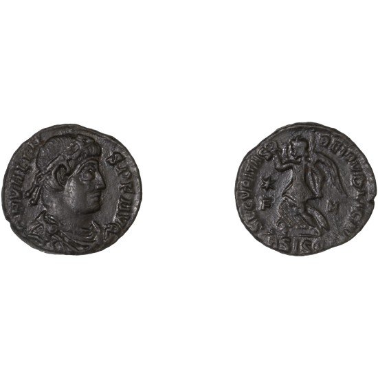 Moneda Imperio Romano Centenional Valente 367-375 d.C.
