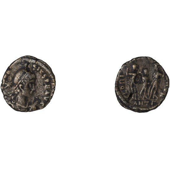 Moneda Imperio Romano Centenional Teodosio II