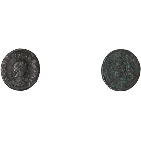 Moneda Imperio Romano Nummus Arcadio 388-395 d.C.