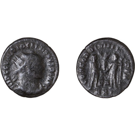 Moneda Imperio Romano Antoniniano Diocleciano 293-294 d.C.