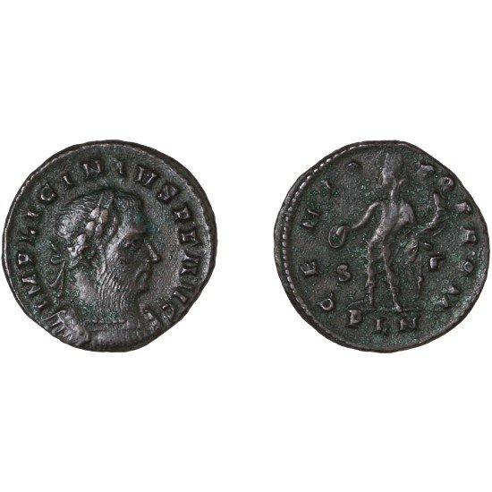 Moneda Imperio Romano Follis Licinio I 313-314 d.C.
