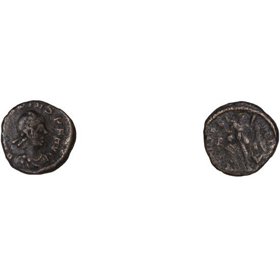 Moneda Imperio Romano Nummus Arcadio 388-395 d.C.
