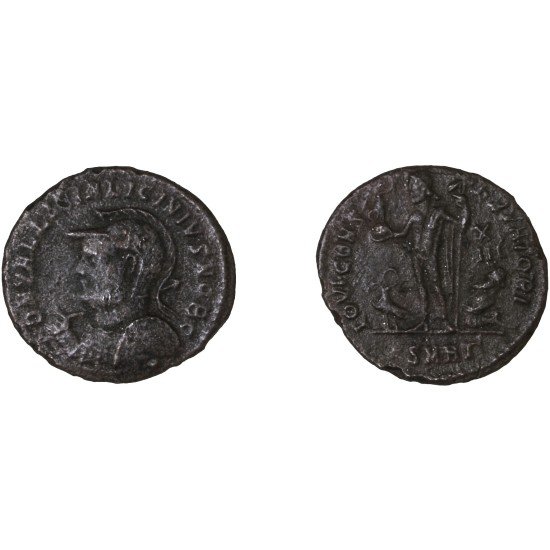 Moneda Imperio Romano Follis Licinio II 318-324 d.C.