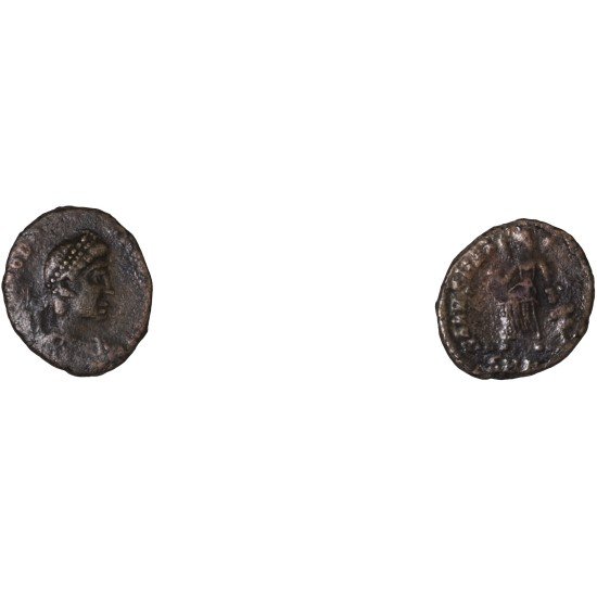 Moneda Imperio Romano Nummus Teodosio I 388-395 d.C.
