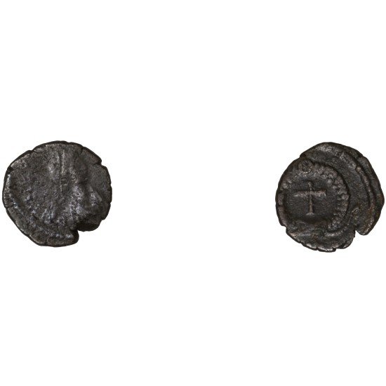 Moneda Imperio Romano Nummus Teodosio II 425-435 d.C.