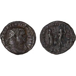 Moneda Imperio Romano Radiado post reforma Diocleciano 296-297 d.C.