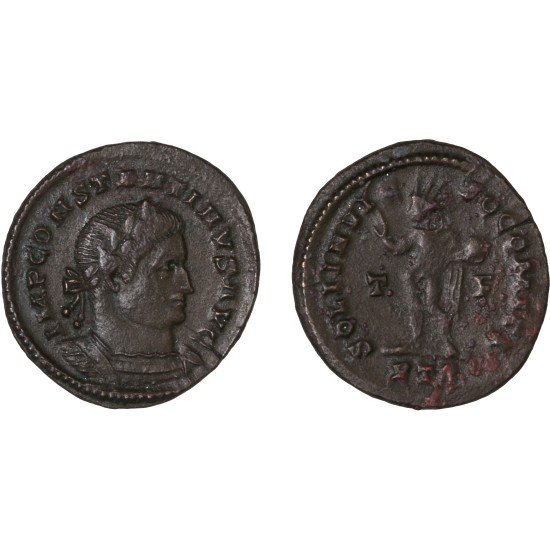 Moneda Imperio Romano Follis Constantino I 313-315 d.C.