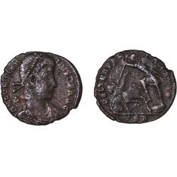 Moneda Imperio Romano Maiorina Constancio II 352-353 d.C.