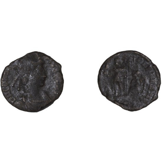 Moneda Imperio Romano ¼ de maiorina Constancio II 348-349 d.C.